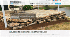 Desktop Screenshot of edgingtonconstruction.com