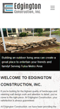 Mobile Screenshot of edgingtonconstruction.com